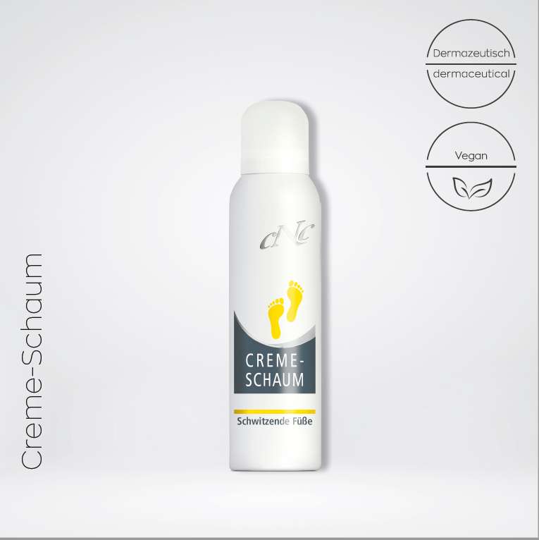 CNC Crème schuim zweetvoeten